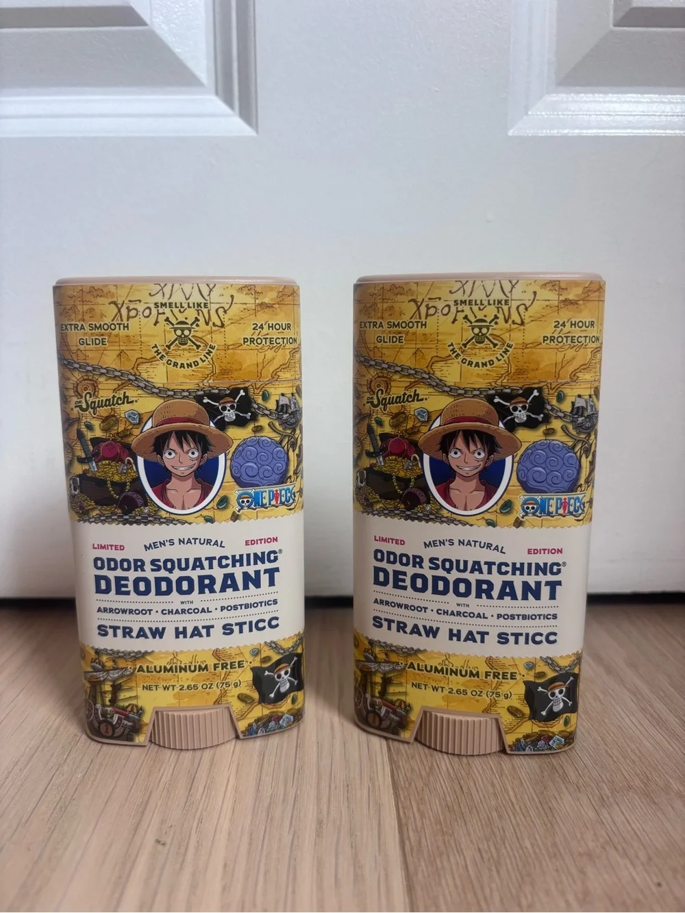 2 Pack - Dr Squatch Straw Hat Sticc Odor Squatching Deodorant